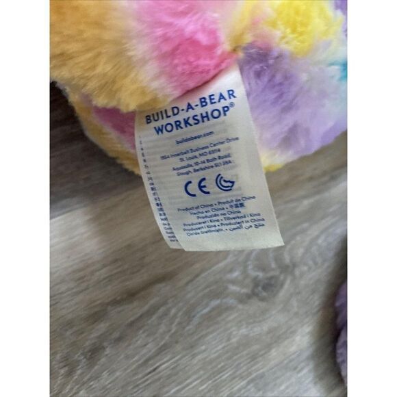 Build A Bear Easter Bunny Rabbit 16" Striped Paste - Picture 5 of 6